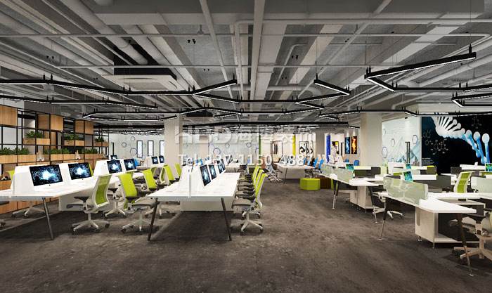 工业风办公室装修设计，打造不一样的办公空间！
